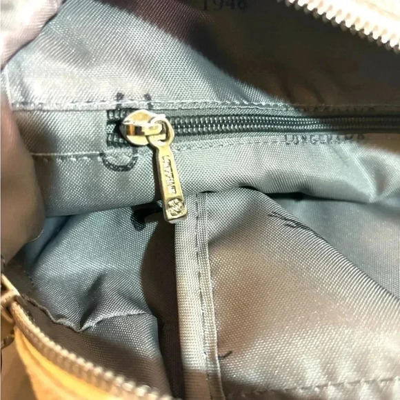 Longchamp cream leather quadri 2 way satchel handbag - Picture 13 of 14